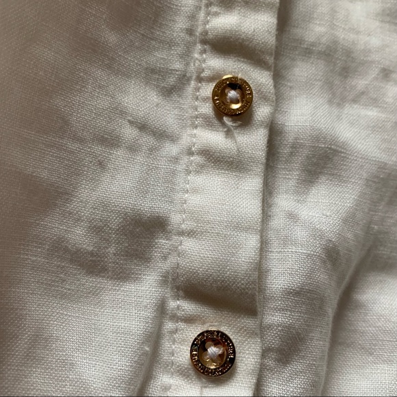 Juicy Couture White Beach Linen Dress - Picture 6 of 7